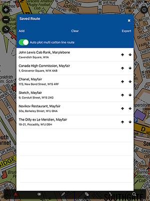 Cabbie's Mate / Android / Tablet App / Screenshot (03)